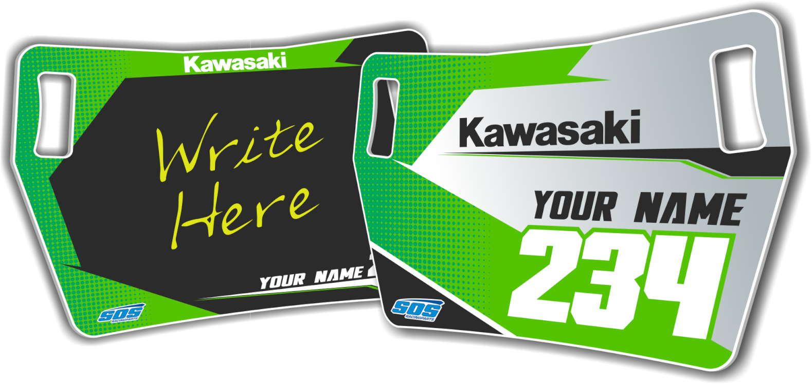 Race 1 Kawasaki Pitboard